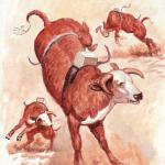 From the book The Littlest Bull, illustrated by The Wells Brothers